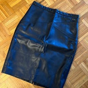 Mango Black Pencil Skirt